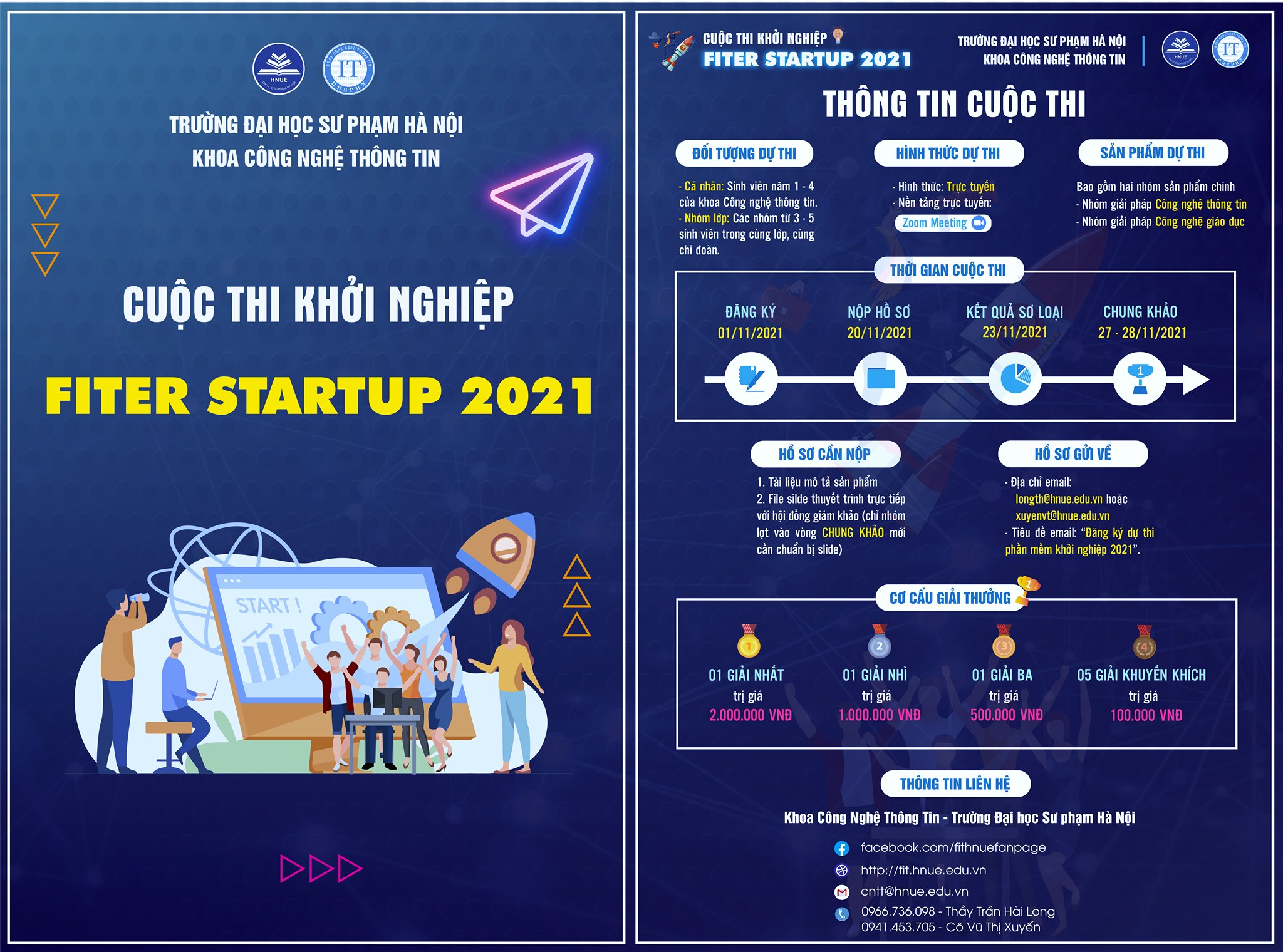 Thông Báo Cuộc Thi Phần Mềm Khởi Nghiệp 2021 (FITer Startup 2021)